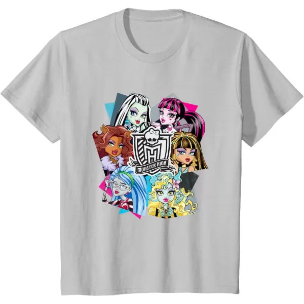 Monster High Alumni  Let the Ghoul Times Roll TShirtSilver Grey