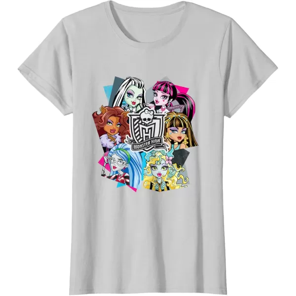 Monster High Alumni  Let the Ghoul Times Roll TShirtSilver Grey