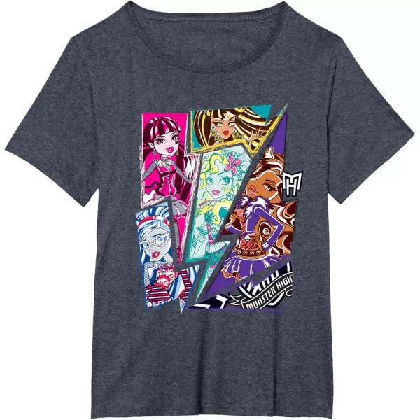 Monster High Alumni  Monster Friends Forever TShirtHeather Blue