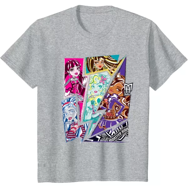 Monster High Alumni  Monster Friends Forever TShirtHeather Grey