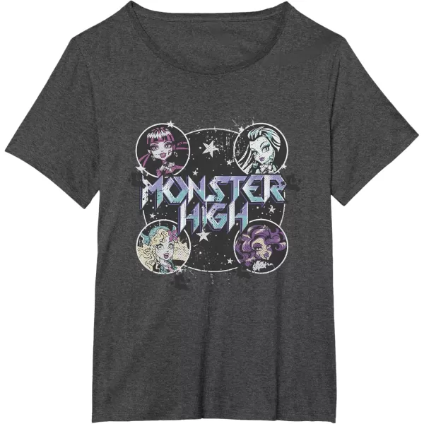 Monster High Alumni  Monster High Tour TShirtDark Heather Grey