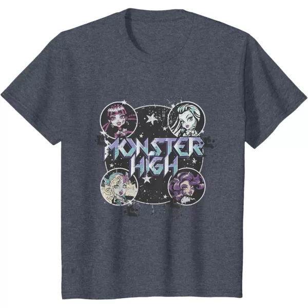 Monster High Alumni  Monster High Tour TShirtHeather Blue