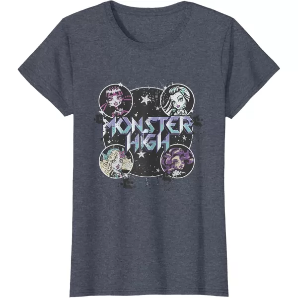 Monster High Alumni  Monster High Tour TShirtHeather Blue