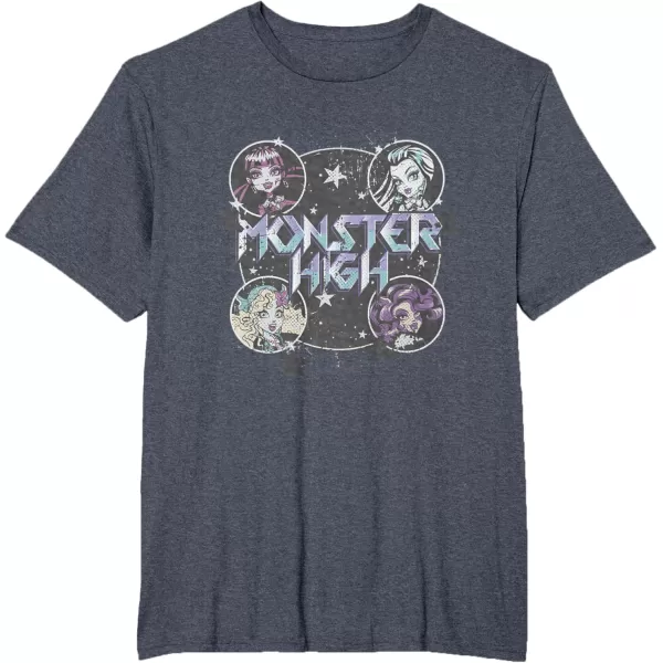 Monster High Alumni  Monster High Tour TShirtHeather Blue