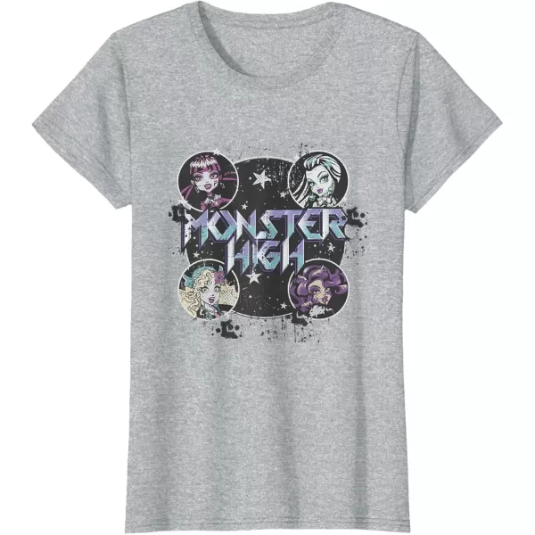 Monster High Alumni  Monster High Tour TShirtHeather Grey