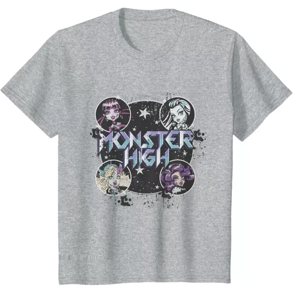 Monster High Alumni  Monster High Tour TShirtHeather Grey