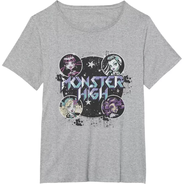 Monster High Alumni  Monster High Tour TShirtHeather Grey