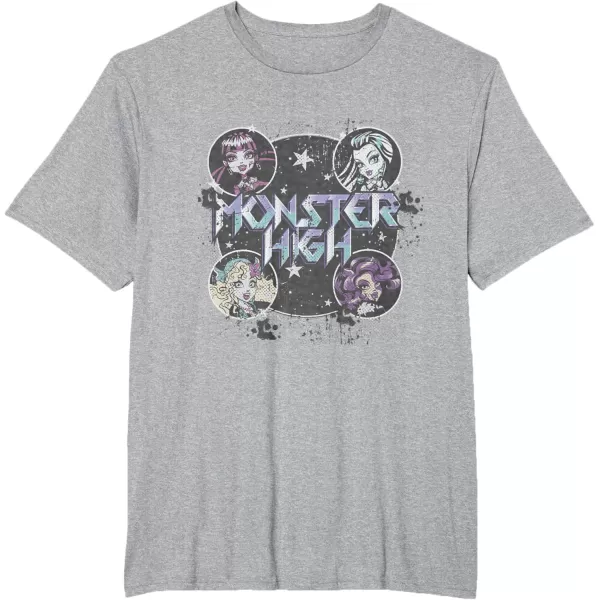 Monster High Alumni  Monster High Tour TShirtHeather Grey