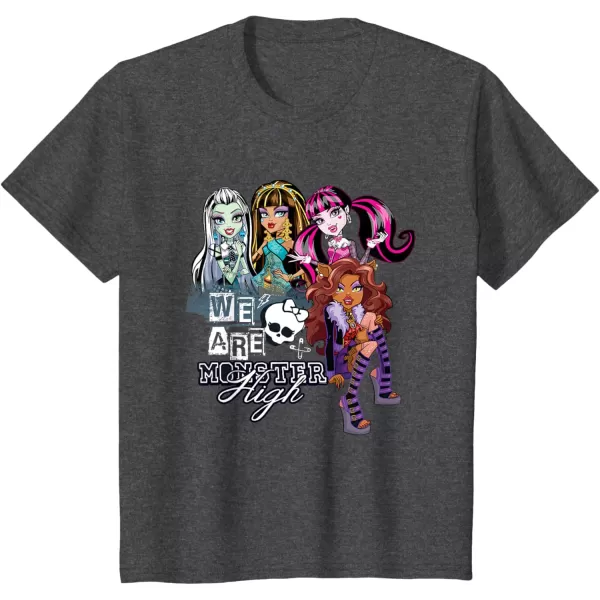 Monster High Alumni  We Are Monster High TShirtDark Heather Grey