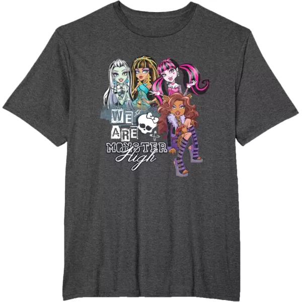 Monster High Alumni  We Are Monster High TShirtDark Heather Grey