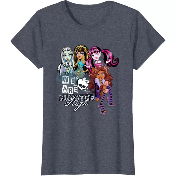 Monster High Alumni  We Are Monster High TShirtHeather Blue