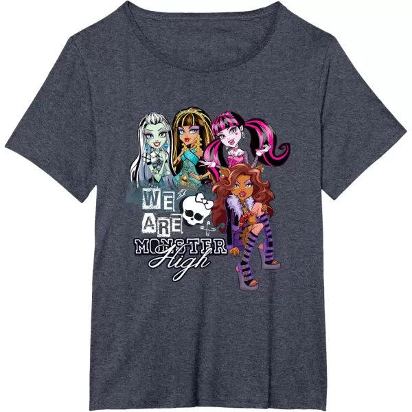 Monster High Alumni  We Are Monster High TShirtHeather Blue