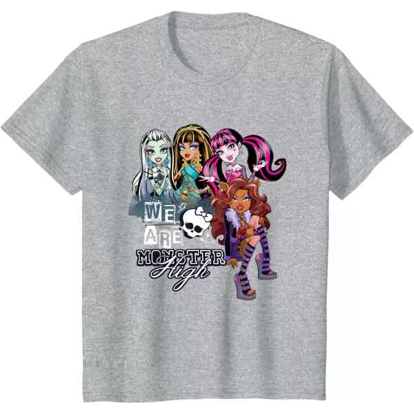 Monster High Alumni  We Are Monster High TShirtHeather Grey