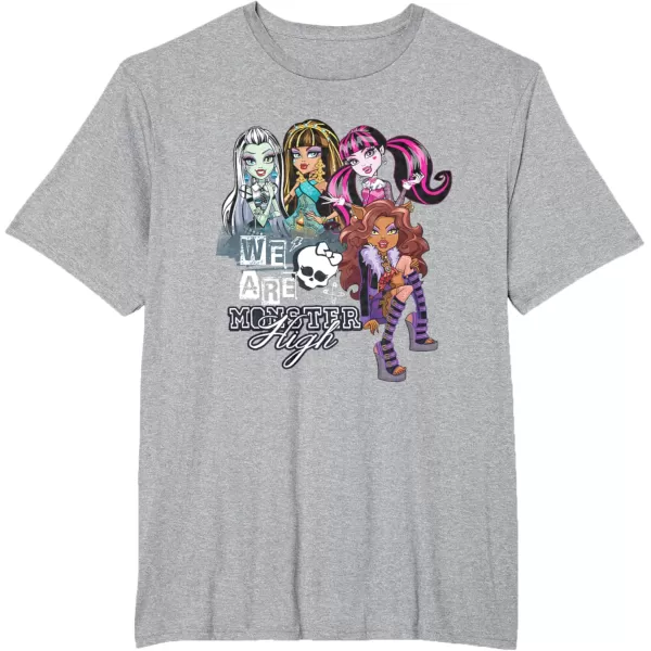 Monster High Alumni  We Are Monster High TShirtHeather Grey