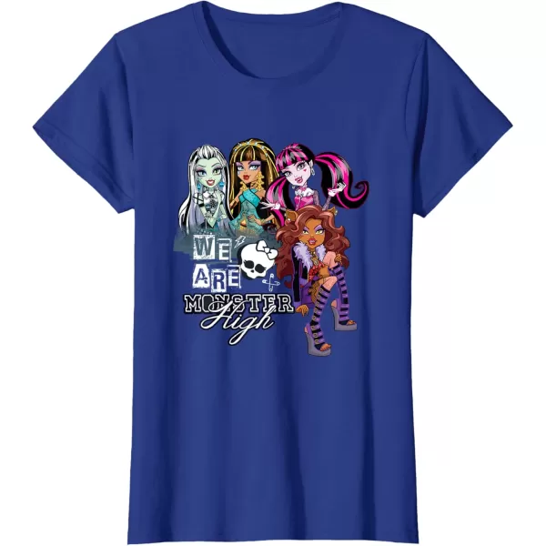 Monster High Alumni  We Are Monster High TShirtRoyal Blue