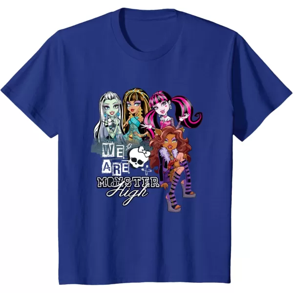 Monster High Alumni  We Are Monster High TShirtRoyal Blue