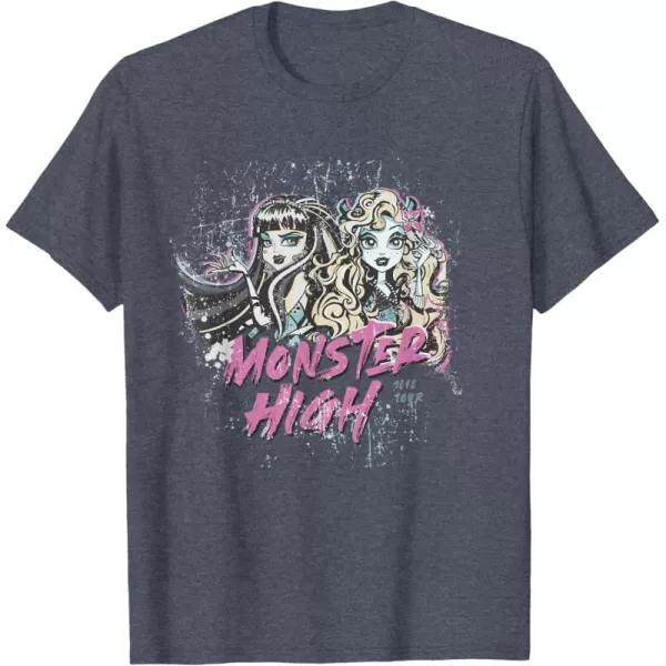 Monster High Alumni  2010 Tour TShirtHeather Blue