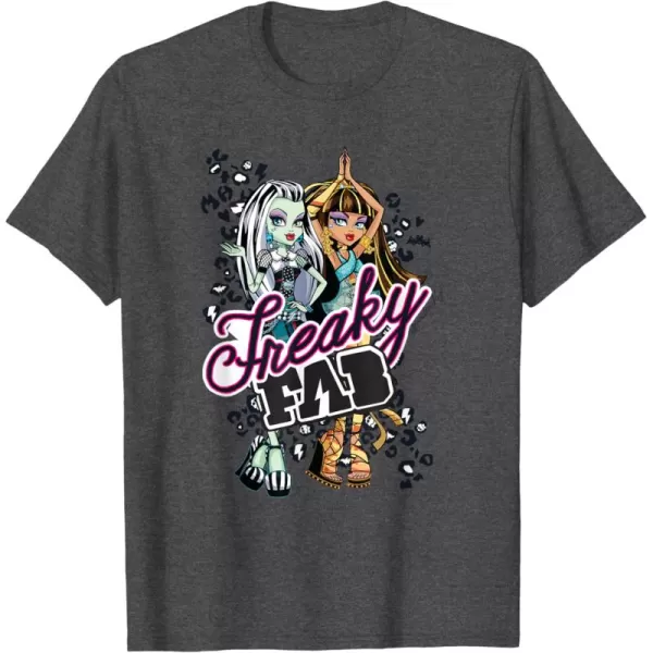 Monster High Alumni  Freaky Fab TShirtDark Heather Grey