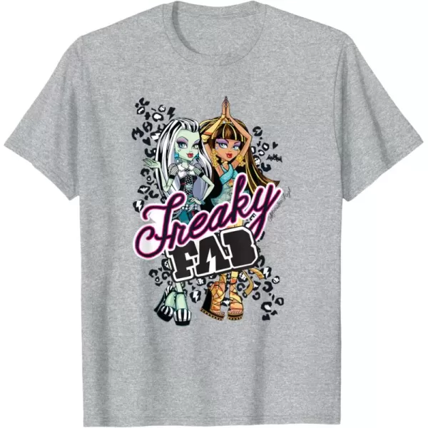 Monster High Alumni  Freaky Fab TShirtHeather Grey