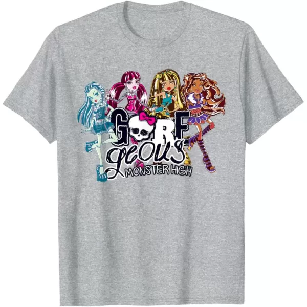 Monster High Alumni  GOREgeous TShirtHeather Grey