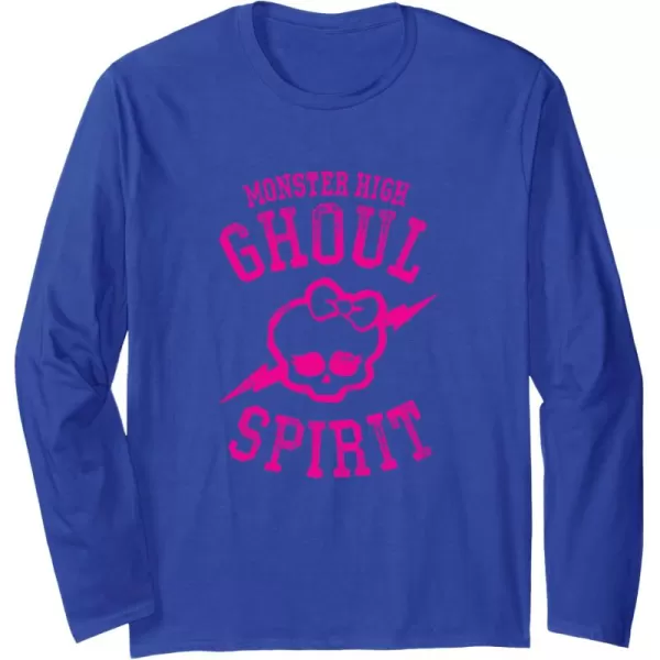 Monster High Alumni  Ghoul Spirit Long Sleeve TShirtRoyal Blue