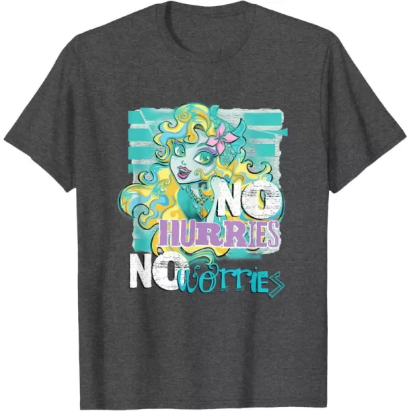 Monster High Alumni  Lagoona No Hurries No Worries TShirtDark Heather Grey