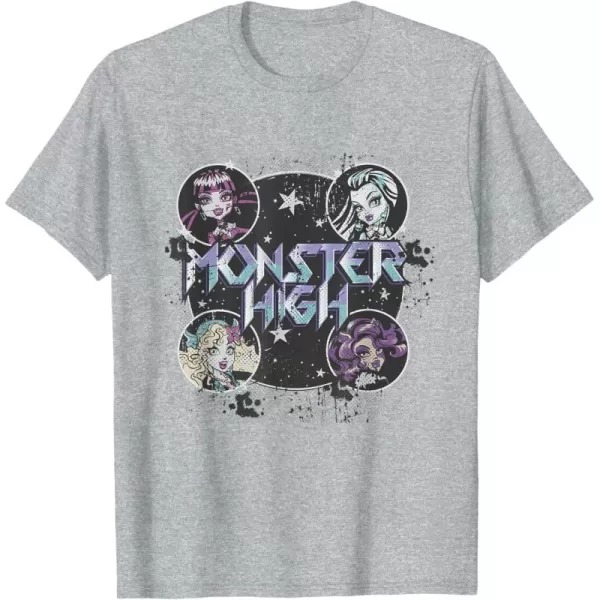 Monster High Alumni  Monster High Tour TShirtHeather Grey