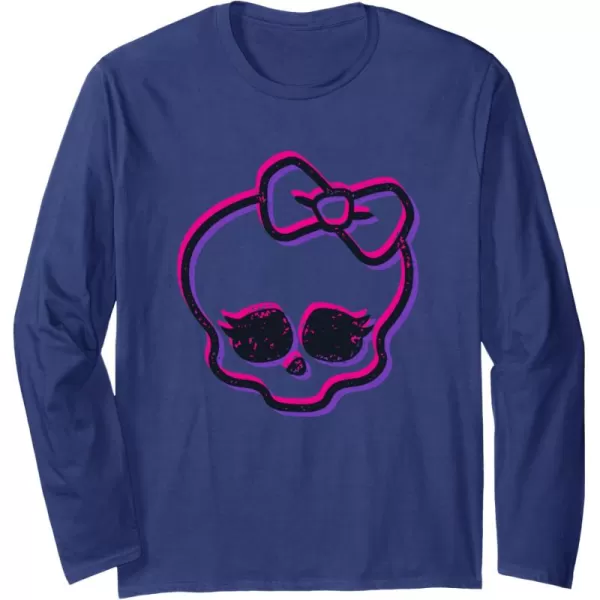 Monster High Alumni  Skullette Long Sleeve TShirtNavy Blue