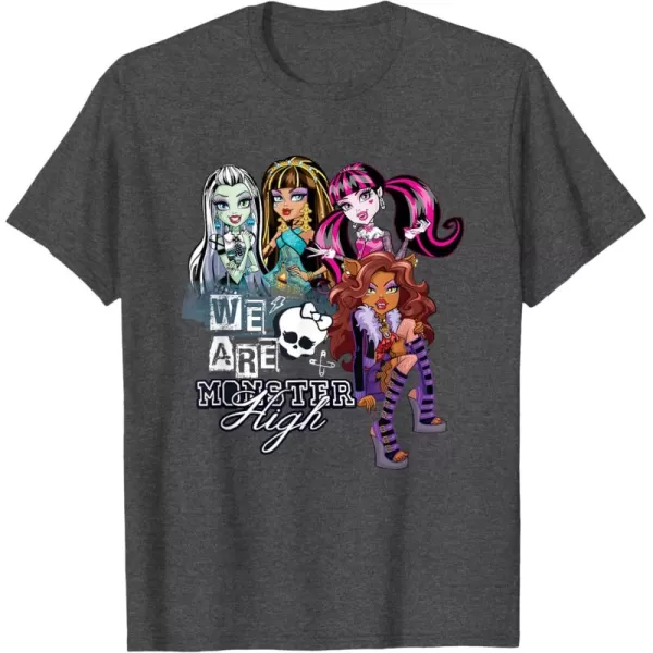 Monster High Alumni  We Are Monster High TShirtDark Heather Grey