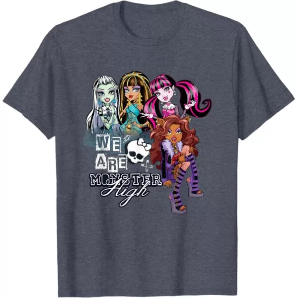 Monster High Alumni  We Are Monster High TShirtHeather Blue