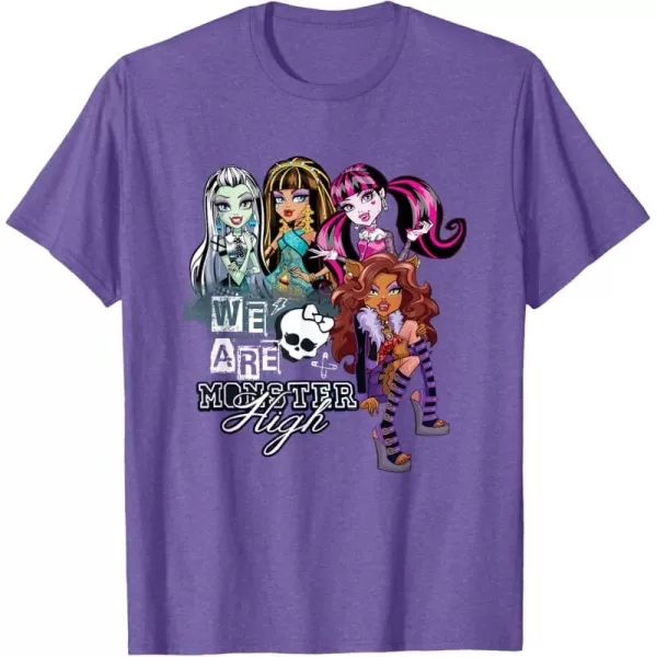 Monster High Alumni  We Are Monster High TShirtPurple Heather