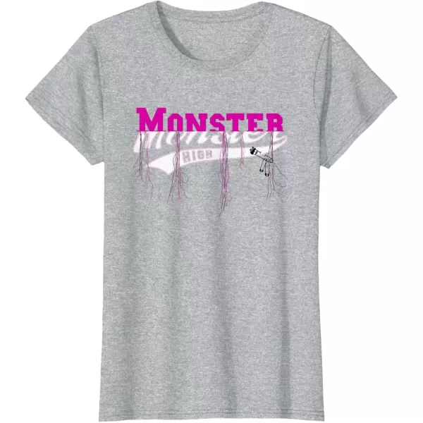 Monster High Alumni  Banner TShirtHeather Grey