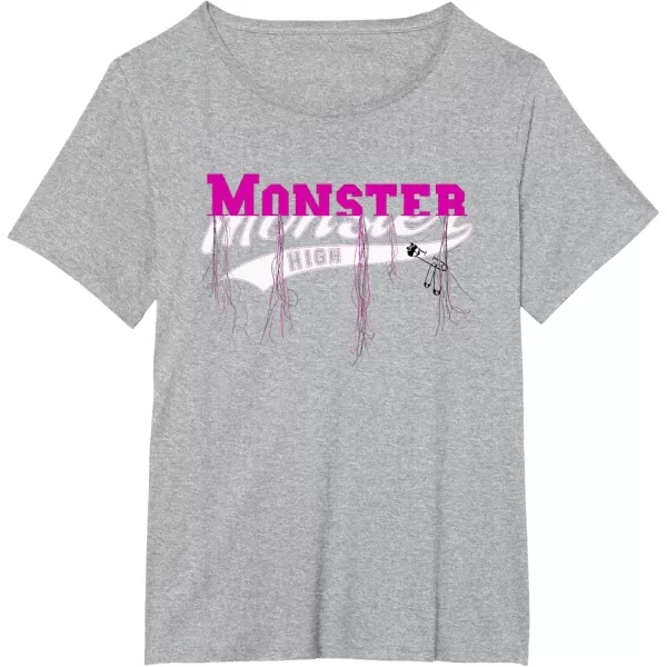 Monster High Alumni  Banner TShirtHeather Grey