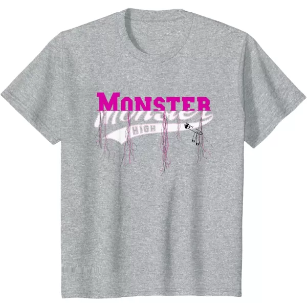 Monster High Alumni  Banner TShirtHeather Grey