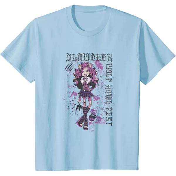 Monster High Alumni  Clawdeen Wolf Howl Fest TShirtBaby Blue