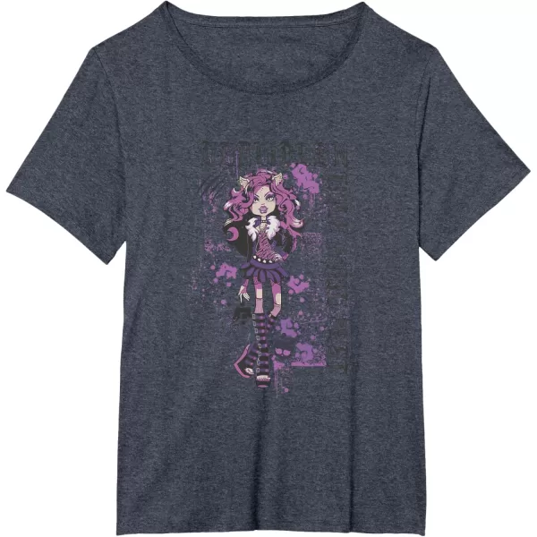 Monster High Alumni  Clawdeen Wolf Howl Fest TShirtHeather Blue