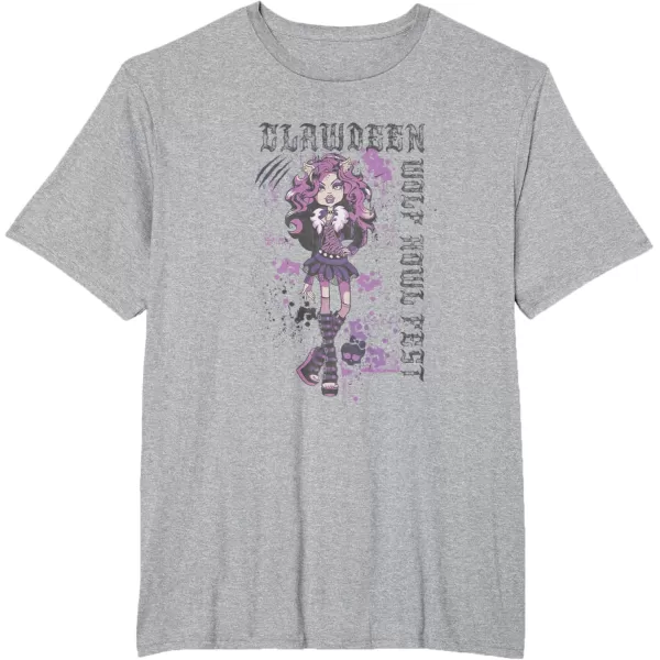 Monster High Alumni  Clawdeen Wolf Howl Fest TShirtHeather Grey