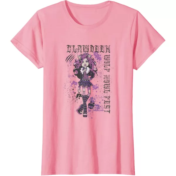 Monster High Alumni  Clawdeen Wolf Howl Fest TShirtPink