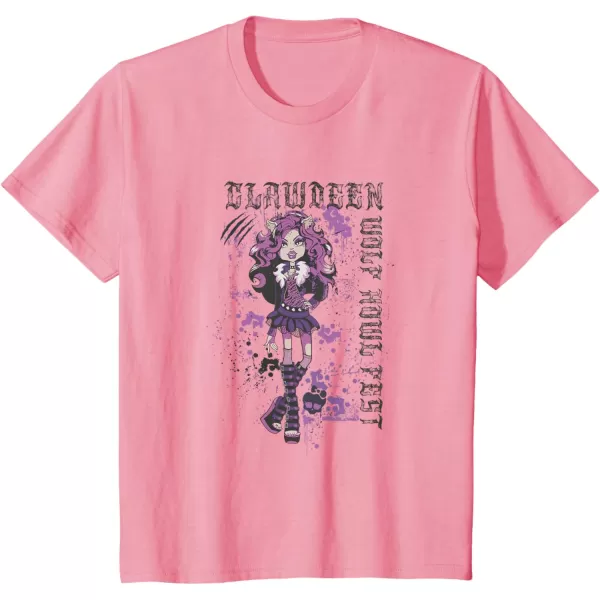 Monster High Alumni  Clawdeen Wolf Howl Fest TShirtPink