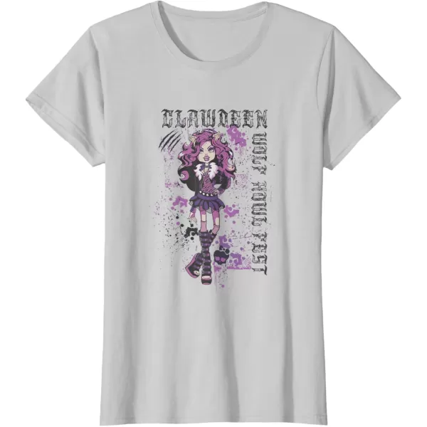 Monster High Alumni  Clawdeen Wolf Howl Fest TShirtSilver Grey