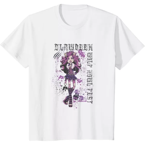 Monster High Alumni  Clawdeen Wolf Howl Fest TShirtWhite