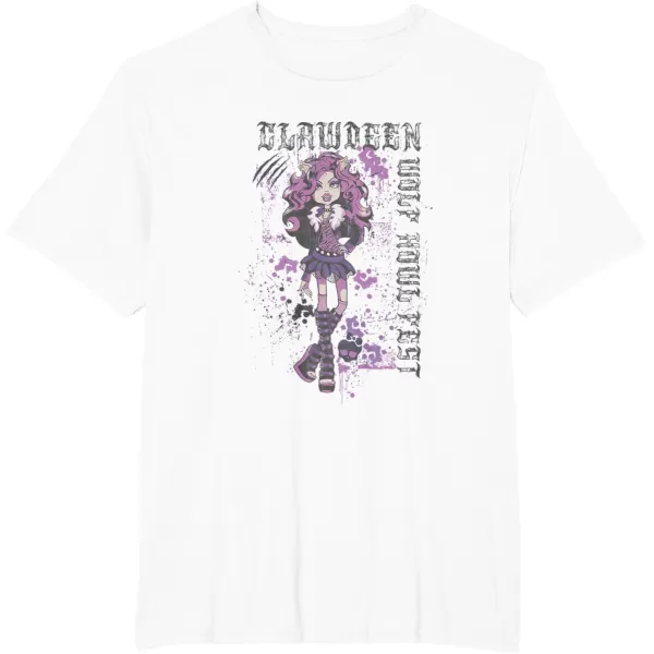 Monster High Alumni  Clawdeen Wolf Howl Fest TShirtWhite