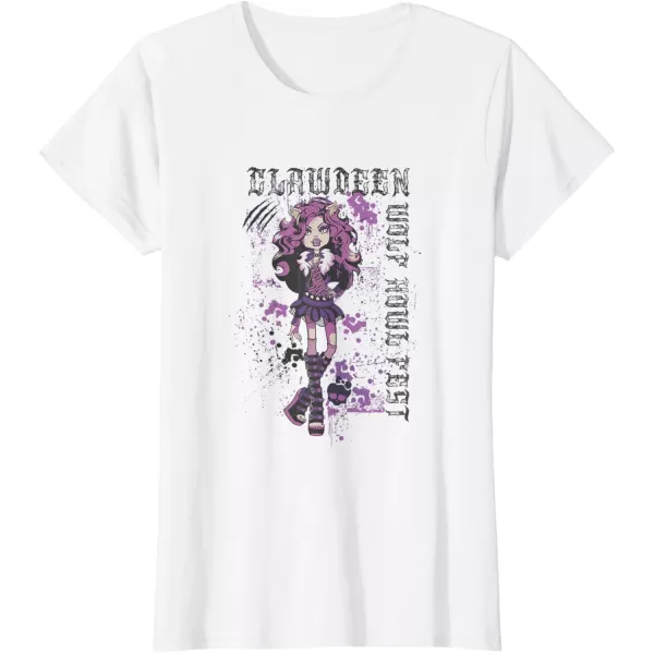 Monster High Alumni  Clawdeen Wolf Howl Fest TShirtWhite