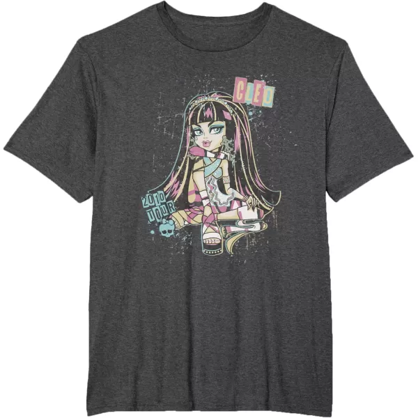 Monster High Alumni  Cleo 2010 Tour TShirtDark Heather Grey