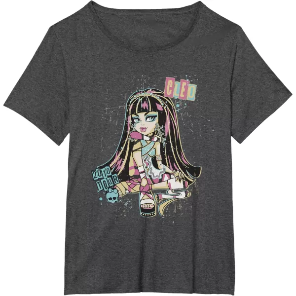 Monster High Alumni  Cleo 2010 Tour TShirtDark Heather Grey