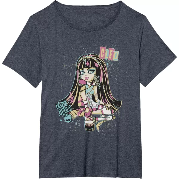 Monster High Alumni  Cleo 2010 Tour TShirtHeather Blue