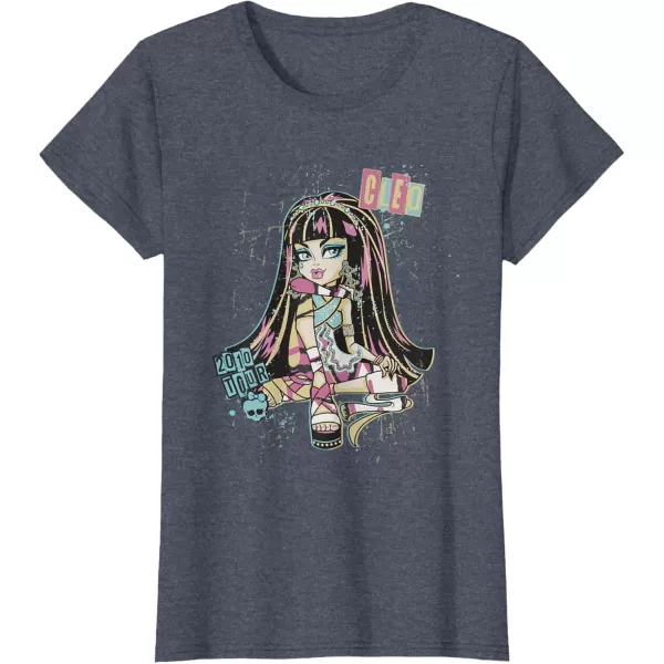 Monster High Alumni  Cleo 2010 Tour TShirtHeather Blue