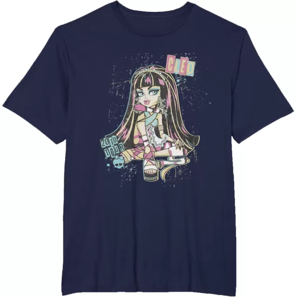 Monster High Alumni  Cleo 2010 Tour TShirtNavy Blue