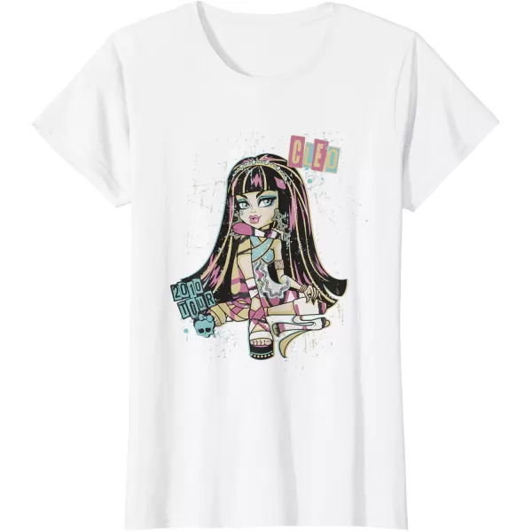 Monster High Alumni  Cleo 2010 Tour TShirtWhite