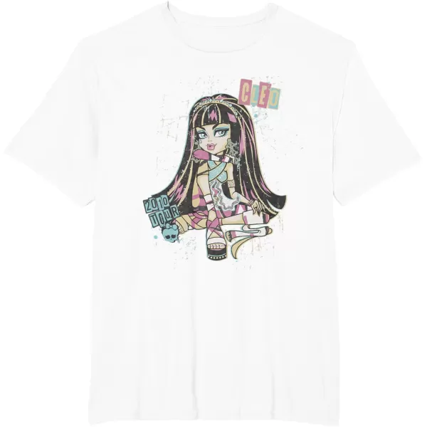 Monster High Alumni  Cleo 2010 Tour TShirtWhite